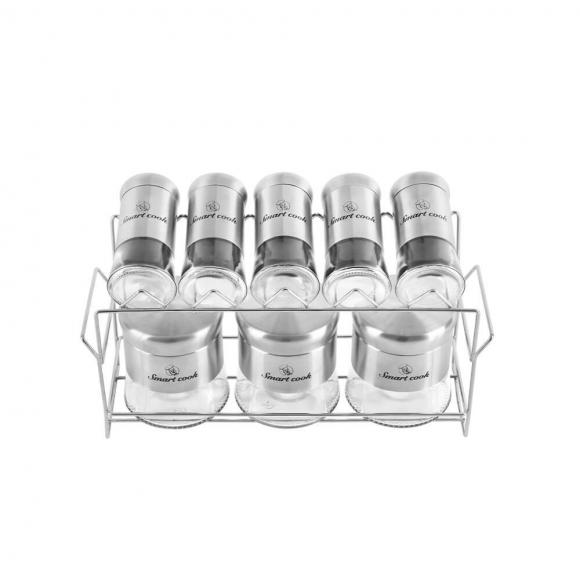 Bộ hộp đựng gia vị thủy tinh 9 món Smartcook SM-8401OL Bộ hộp đựng gia vị thủy tinh 9 món Smartcook SM-8401OL