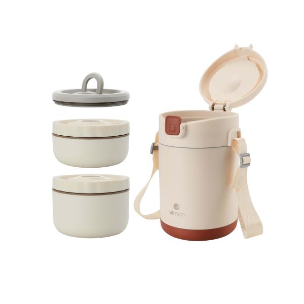 Hộp cơm giữ nhiệt inox 304 Elmich dung tích 1.6L EL8344 Hộp cơm giữ nhiệt inox 304 Elmich dung tích 1.6L EL8344