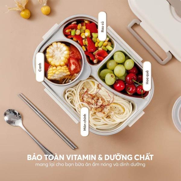 Hộp cơm inox 304 Elmich EL 8304 dung tích 1.3L Hộp cơm inox 304 Elmich EL 8304 dung tích 1.3L