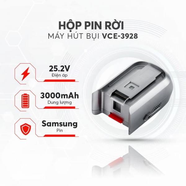 Hộp pin của máy hút bụi VCE-3928 Hộp pin của máy hút bụi VCE-3928