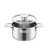Bộ nồi Inox liền khối Elmich Hera EL-8138IN size 16, 18, 22 tặng kèm chảo chống dính full induction 26cm