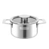 Bộ nồi Inox liền khối Elmich Hera EL-8138IN size 16, 18, 22 tặng kèm chảo chống dính full induction 26cm