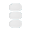 Bộ 3 đĩa bầu dục nhỡ Elmich RoseDesign EL-0219